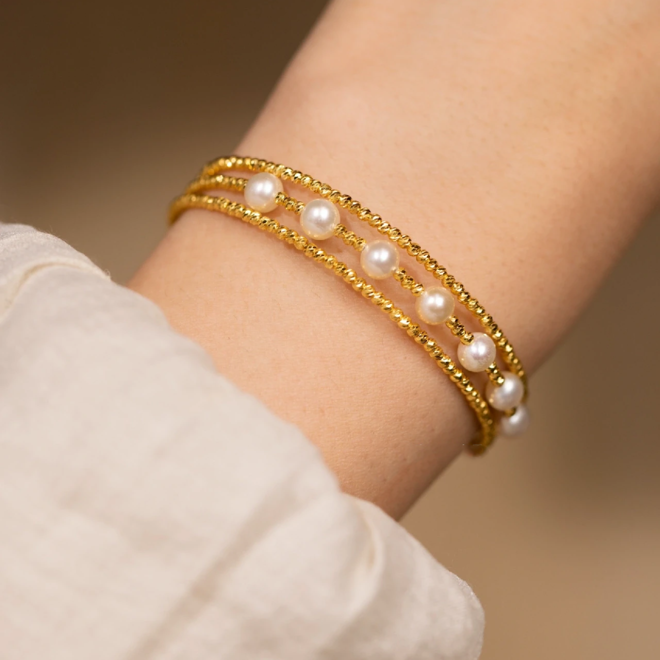 Miriam Bracelet Set | 24k Gold Plated