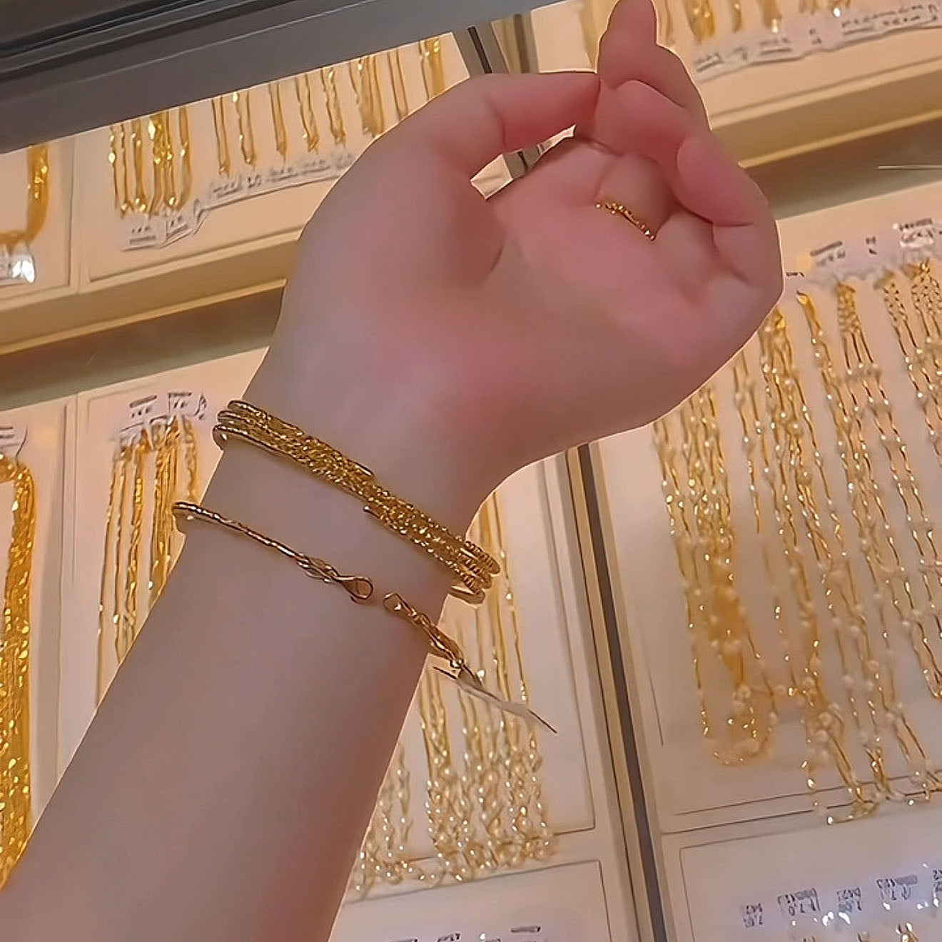 Miriam Bracelet Set | 24k Gold Plated