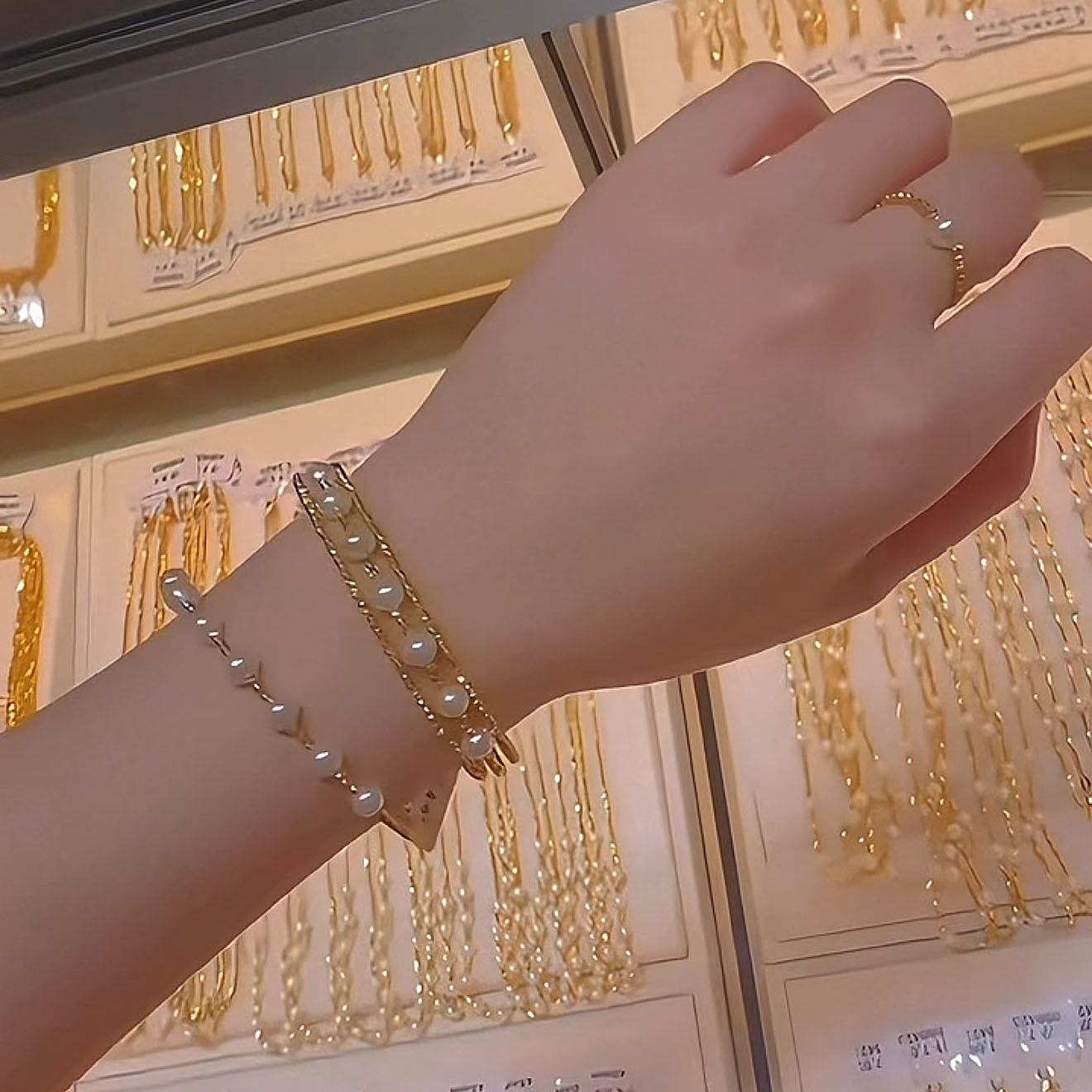 Miriam Bracelet Set | 24k Gold Plated