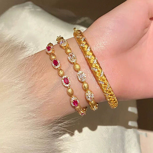 Zenobia Bracelet | 24k Gold Plated