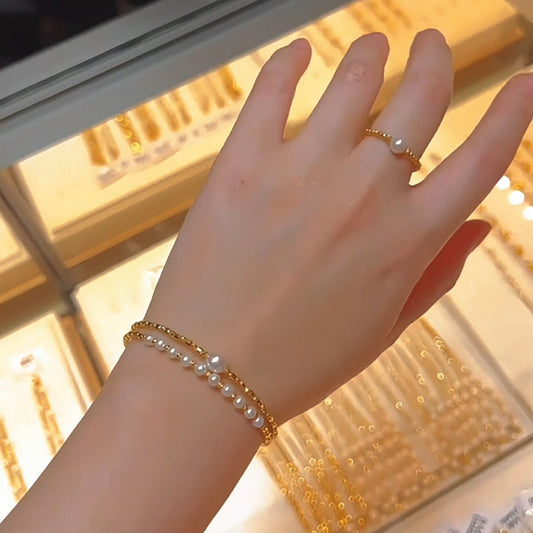 Esme Bracelet Set | 24k Gold Plated