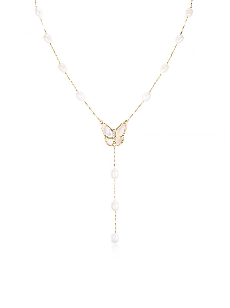Breanna Necklace |  18k Gold Plated