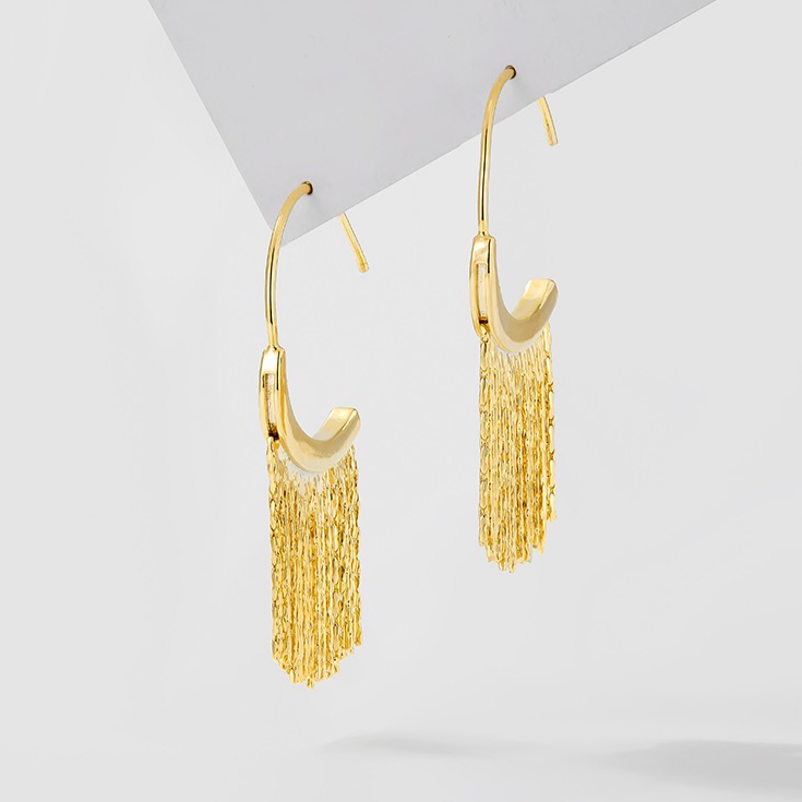 Monika Earrings | 18k Gold Plated