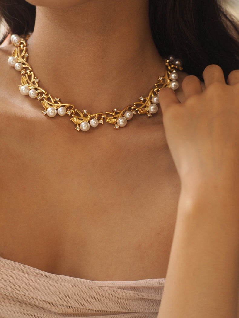 Jessa Necklace | 24k Gold Plated