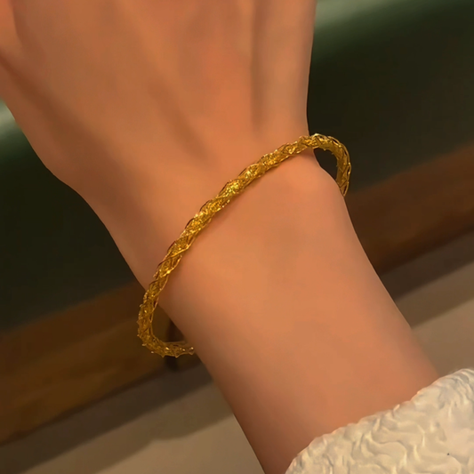Anika Bracelet | 24k Gold Plated