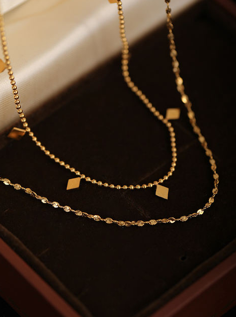 Saphira Necklace Set | 18k Gold Plated