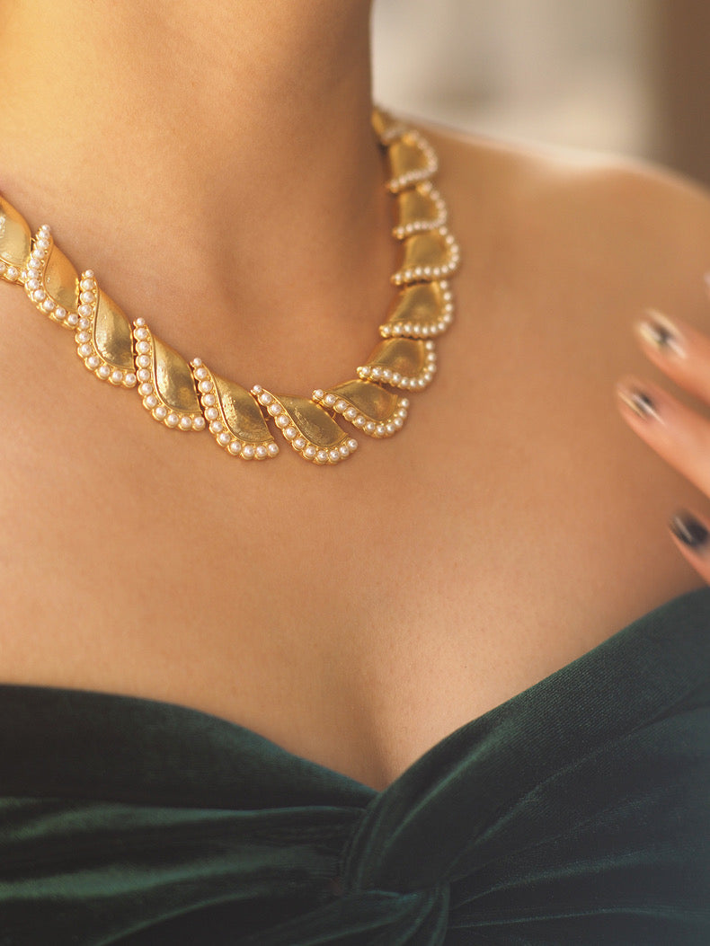 Clara Necklace | 24k Gold Plated