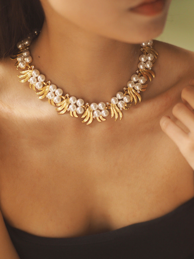 Bertha Necklace | 24k Gold Plated