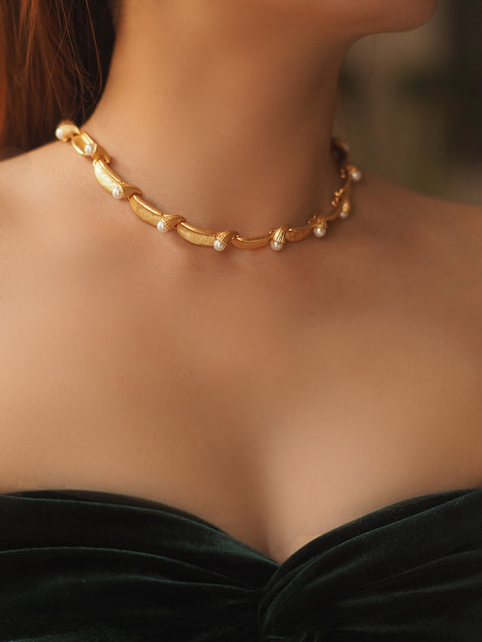 Jessamine Necklace | 24k Gold Plated