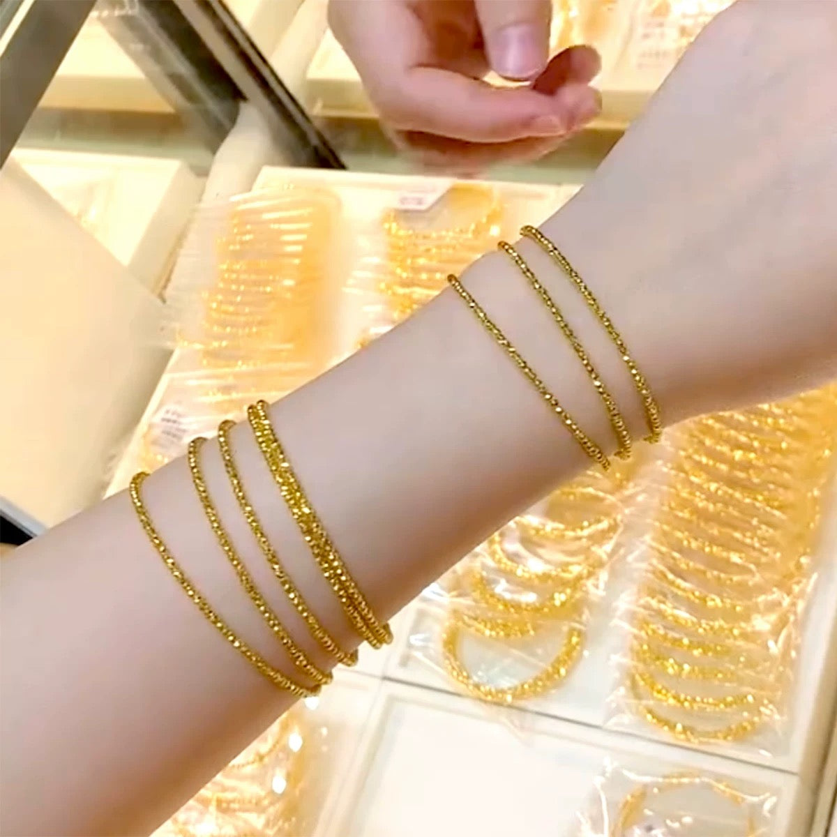 Ophelia Bracelet Set | 24k Gold Plated