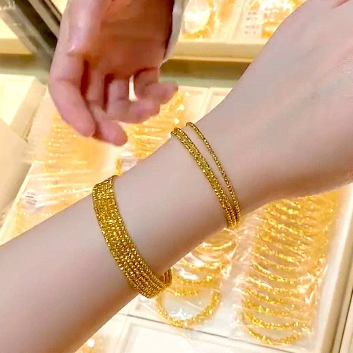 Ophelia Bracelet Set | 24k Gold Plated