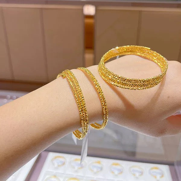 Ophelia Bracelet Set | 24k Gold Plated