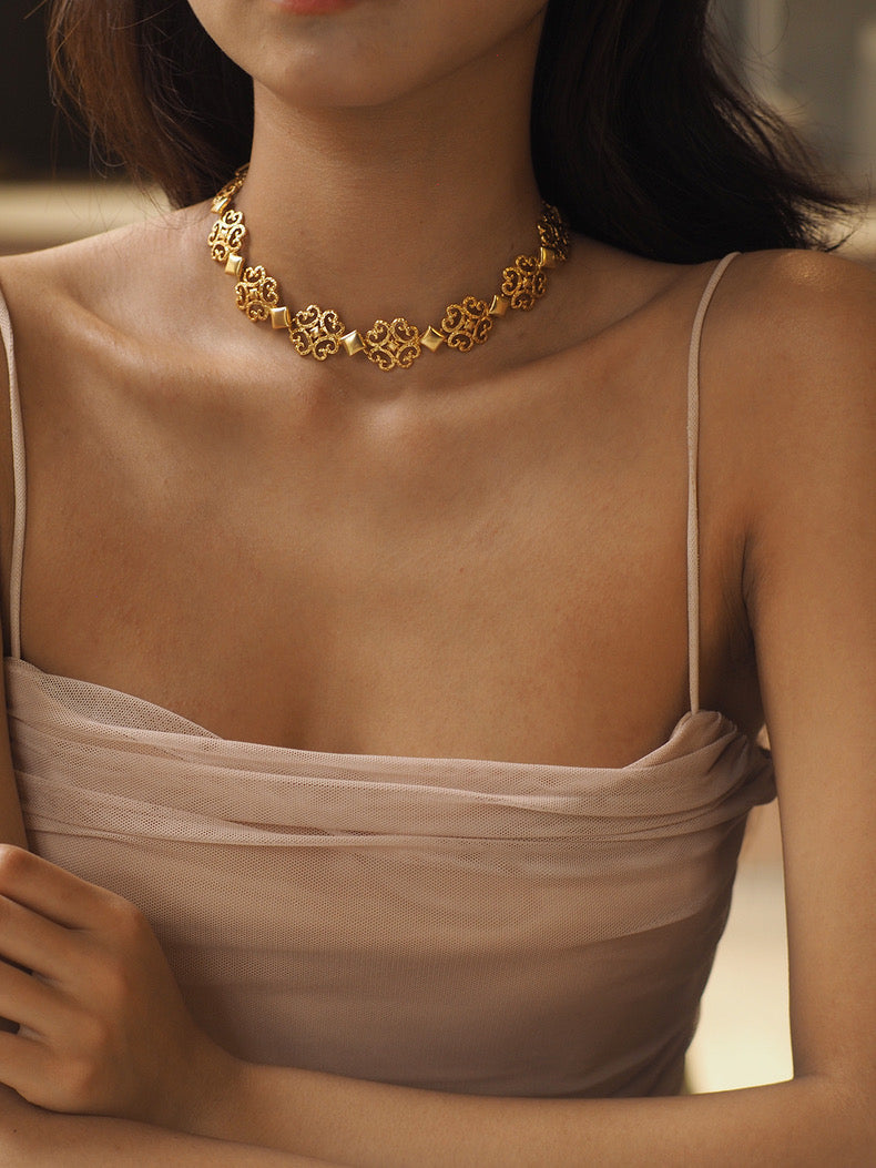 Irene Necklace | 24k Gold Plated