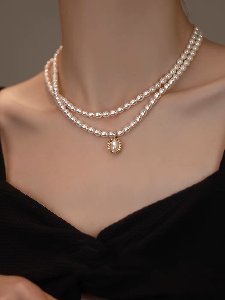 Dorothy Pearl Necklace | 24k Gold Plated