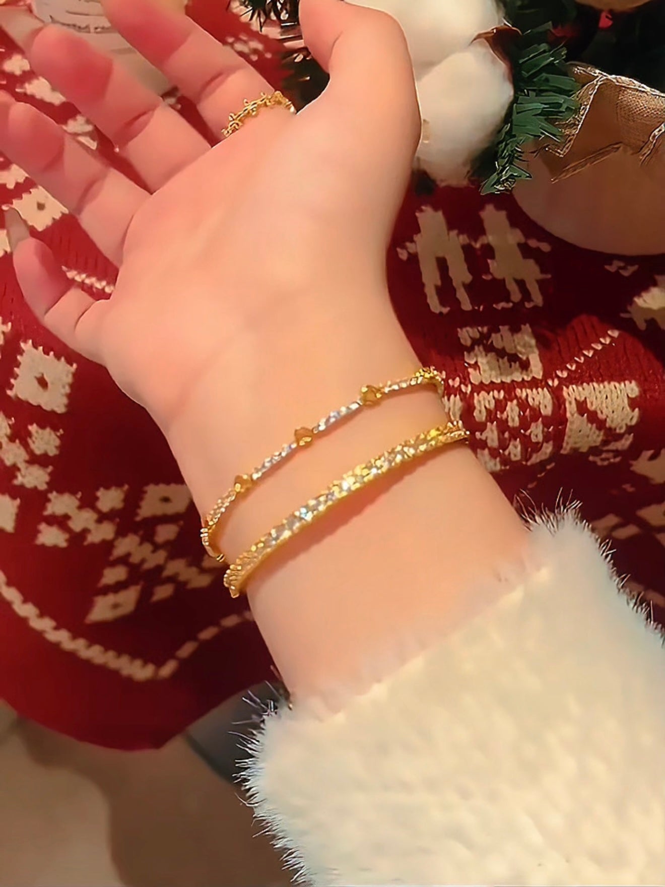 Rebecca Bangle Set | 24k Gold Plated