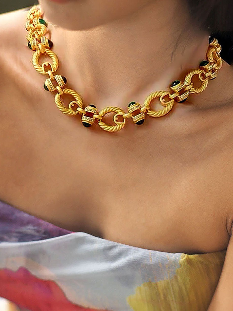 Florence Necklace | 24k Gold Plated