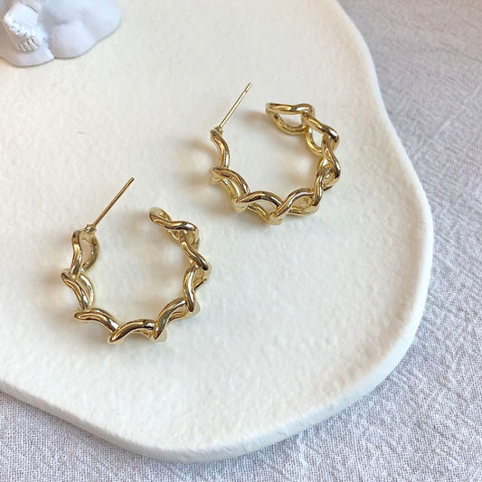 Iris Hoop Earrings