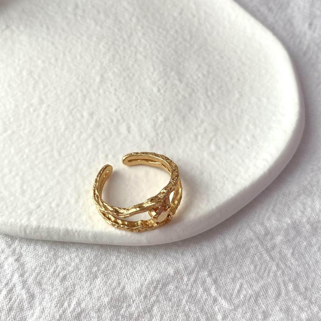 Angelina Ring | 18k Gold Plated