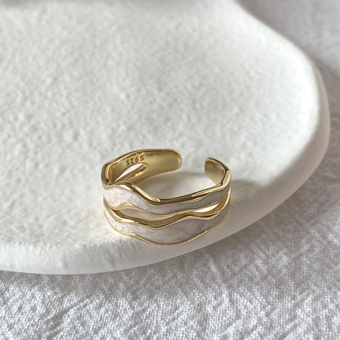 Evadne Ring | 18k Gold Plated