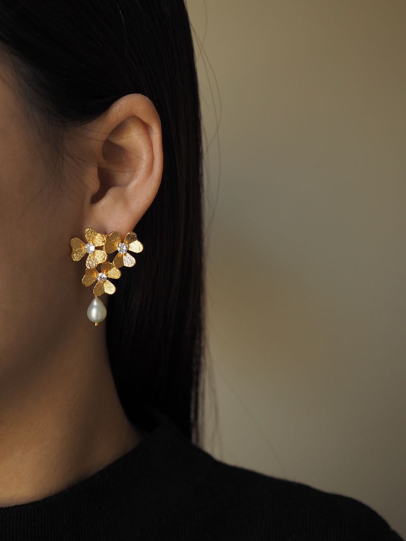 Talieya Earrings | 18k Gold Plated
