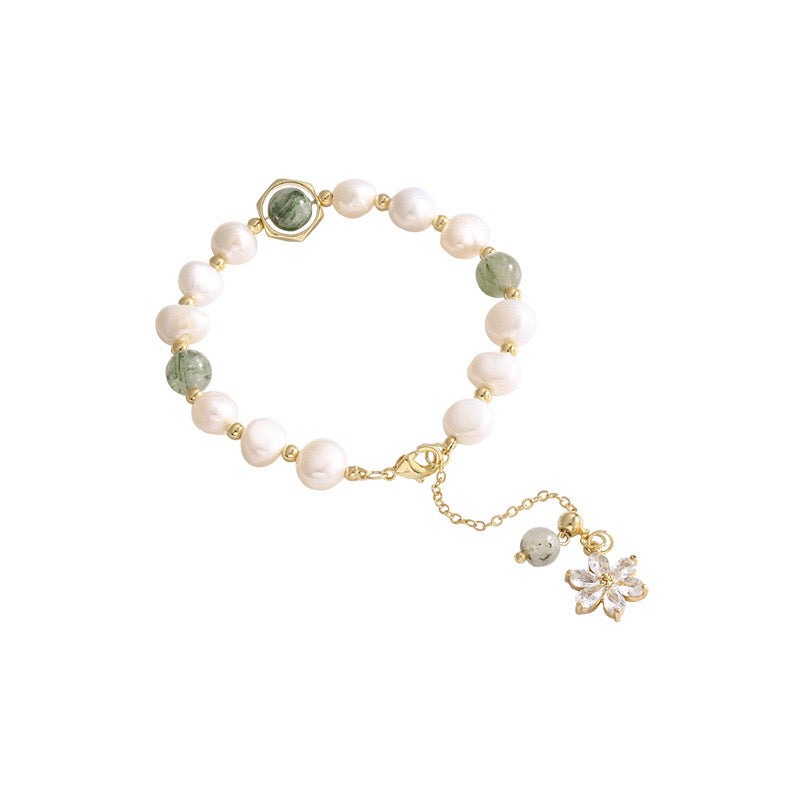 Avril Pearl Bracelet | 18k Gold Plated