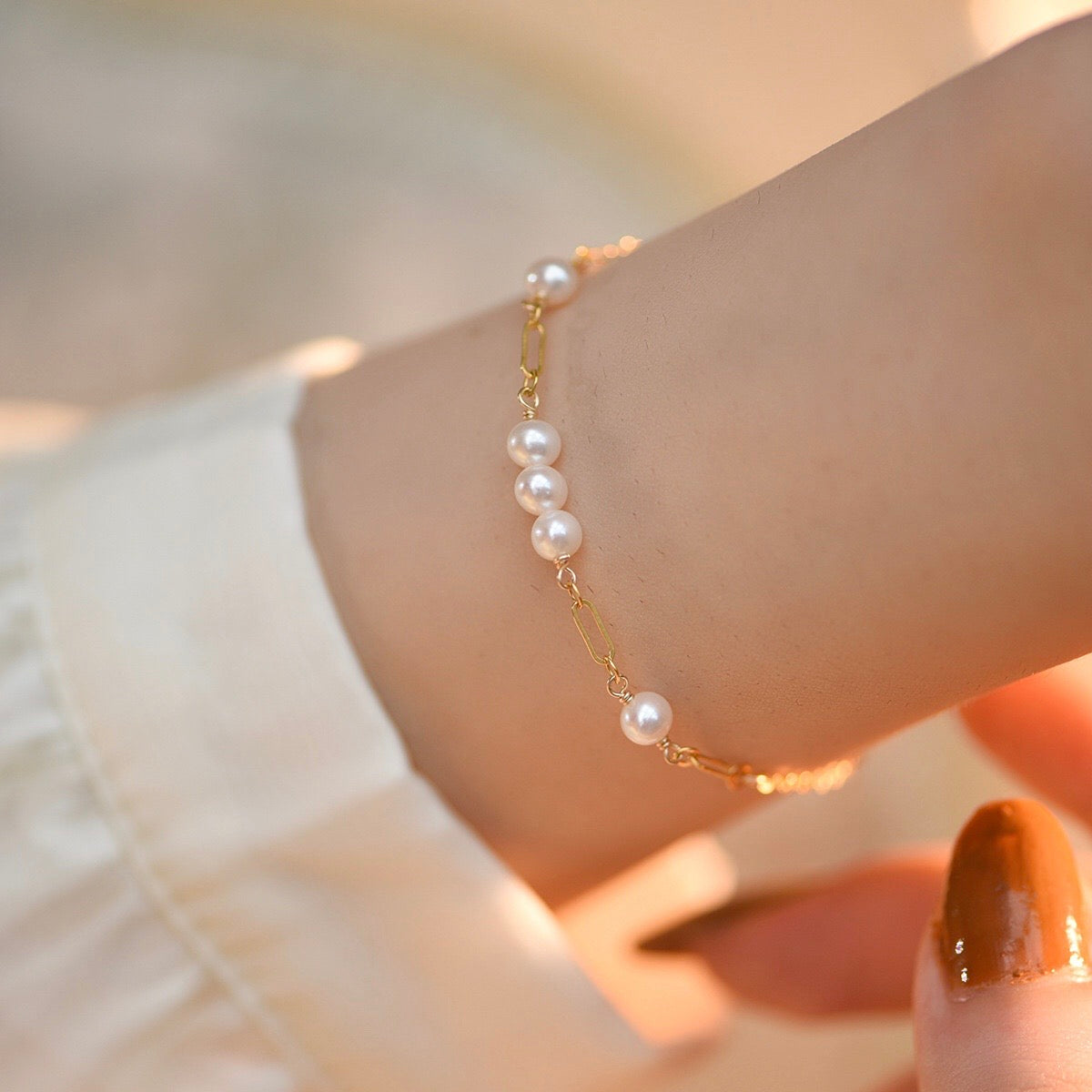 Remy Pearl Bracelet | 18k Gold Plated