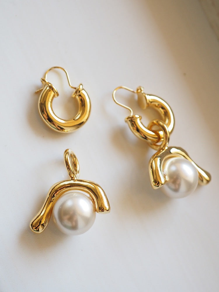 Taryn Earrings | 18k Gold Plated