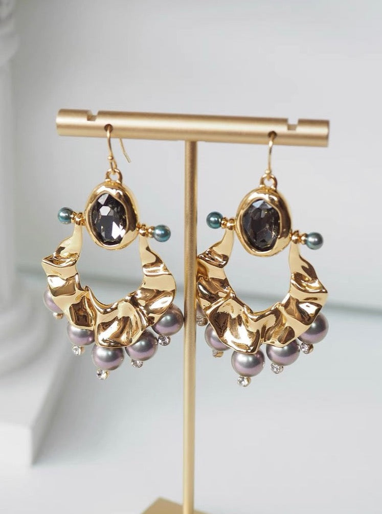 Kineta Earrings | 18k Gold Plated