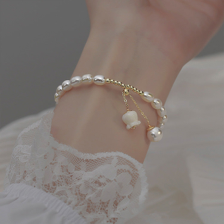 Odette Pearl Bracelet | 18k Gold Plated