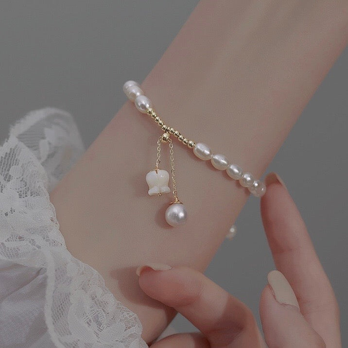 Odette Pearl Bracelet | 18k Gold Plated