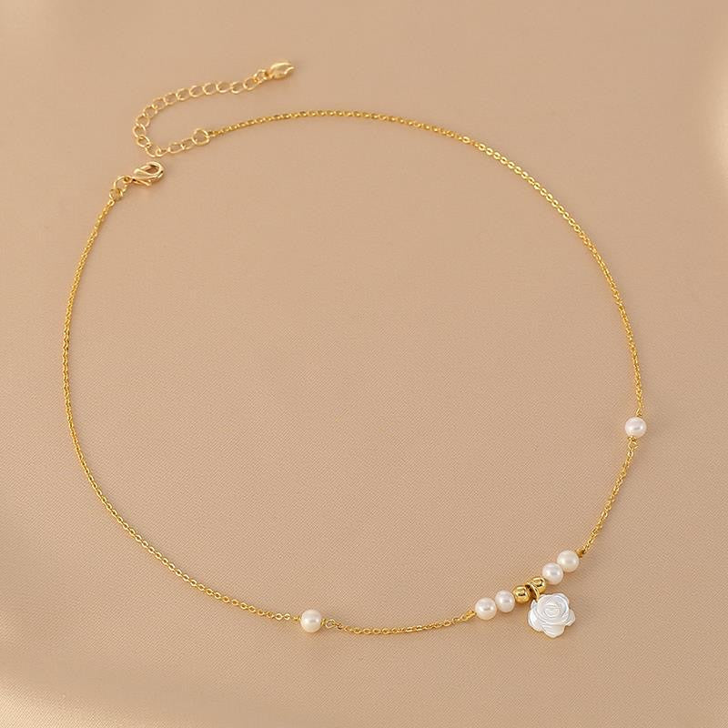 Kass Pearl Necklace | 18k Gold Plated
