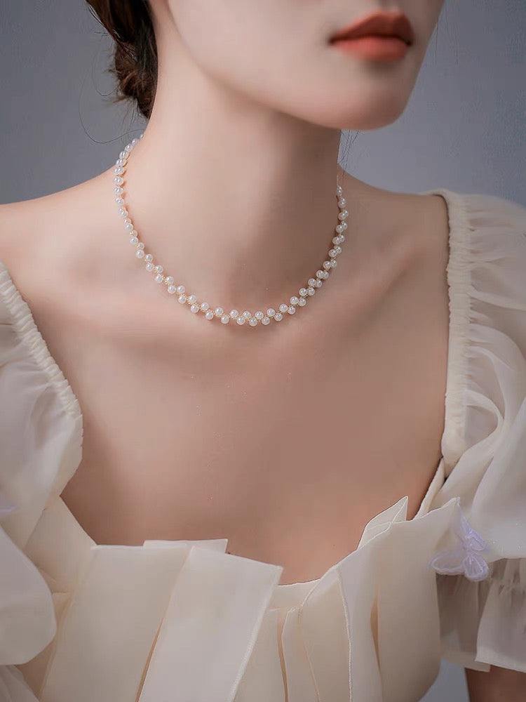 Davina Pearl Necklace | 18k Gold Plated