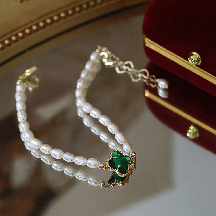 Mahalia Pearl Bracelet | 18k Gold Plated