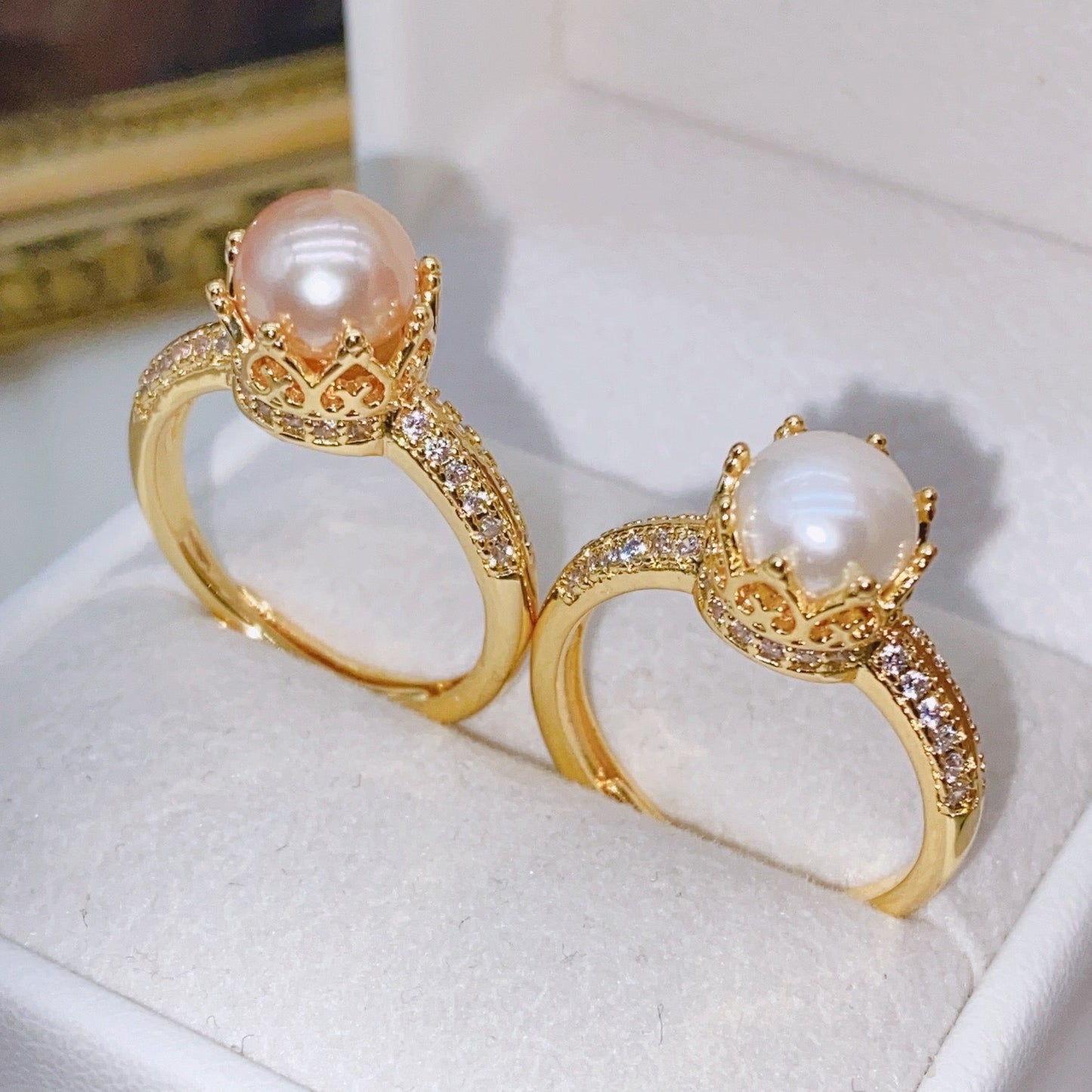 Libbie Pearl Ring | 18k Gold Plated
