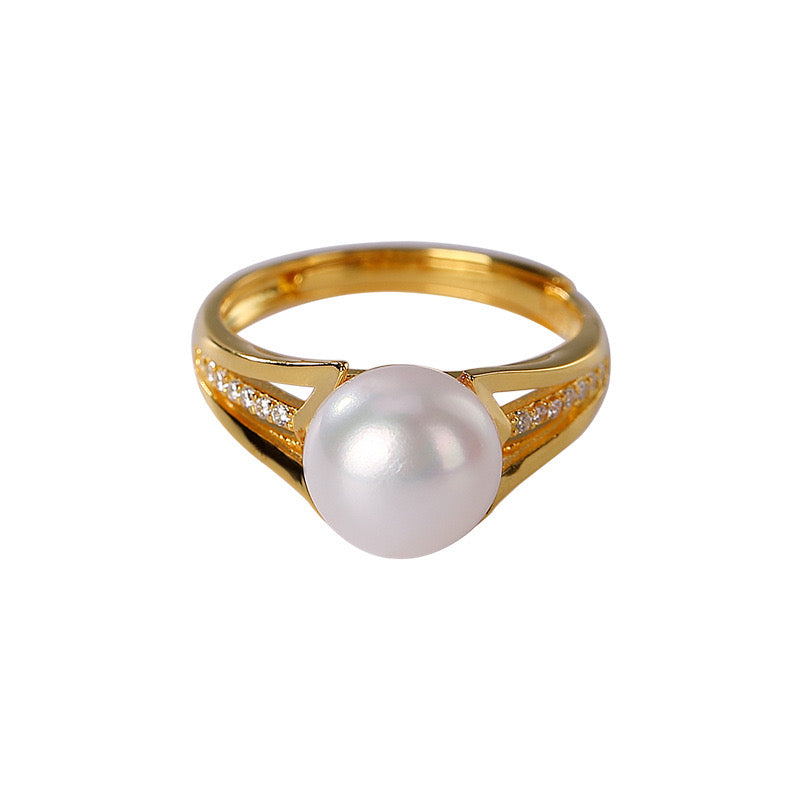 Romy Pearl Ring | 18k Gold Plated