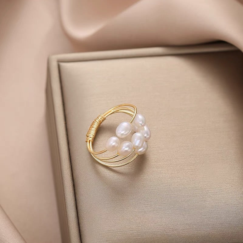 Shea Pearl Ring | 18k Gold Plated