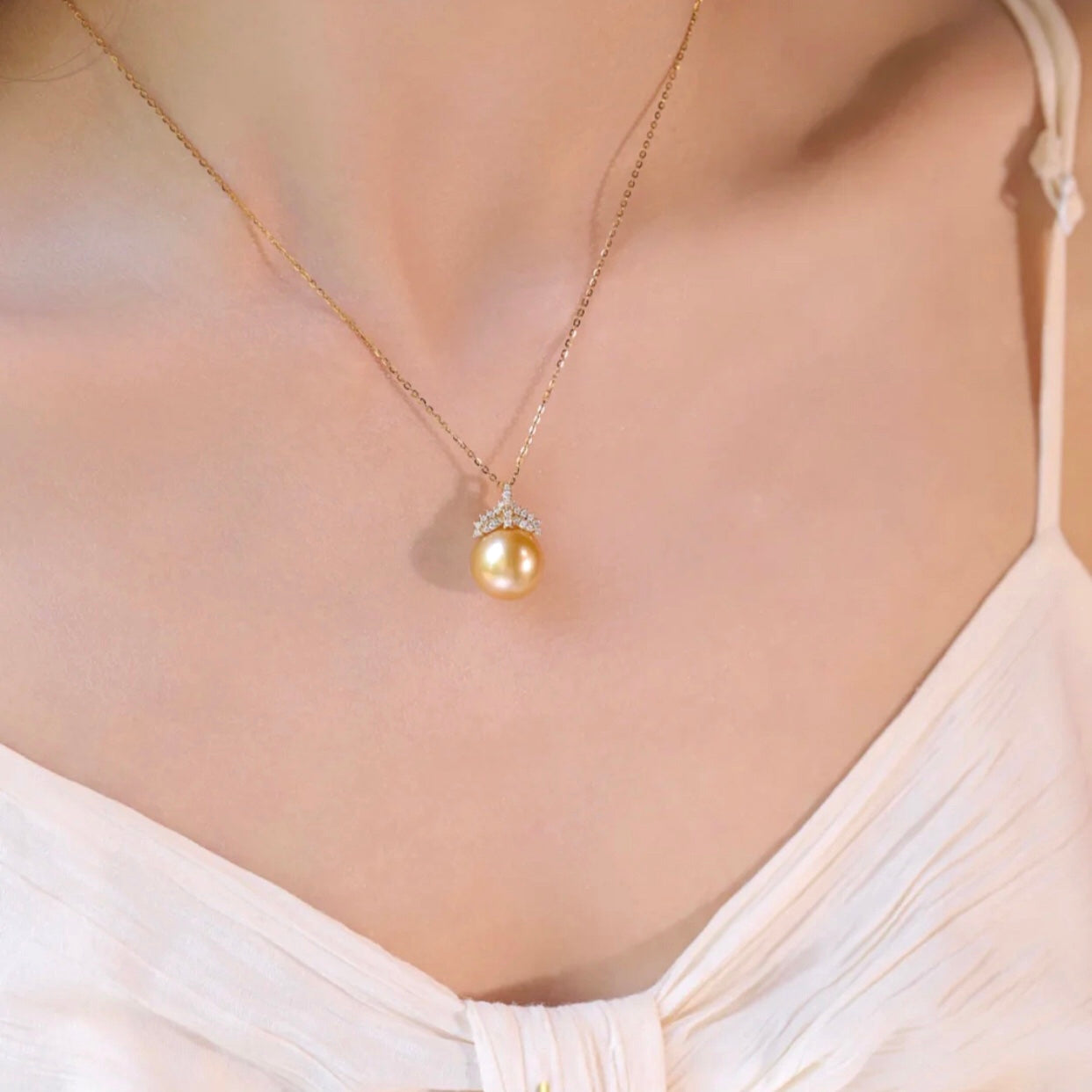 Gloria Gold Necklace | 24k Gold Plated