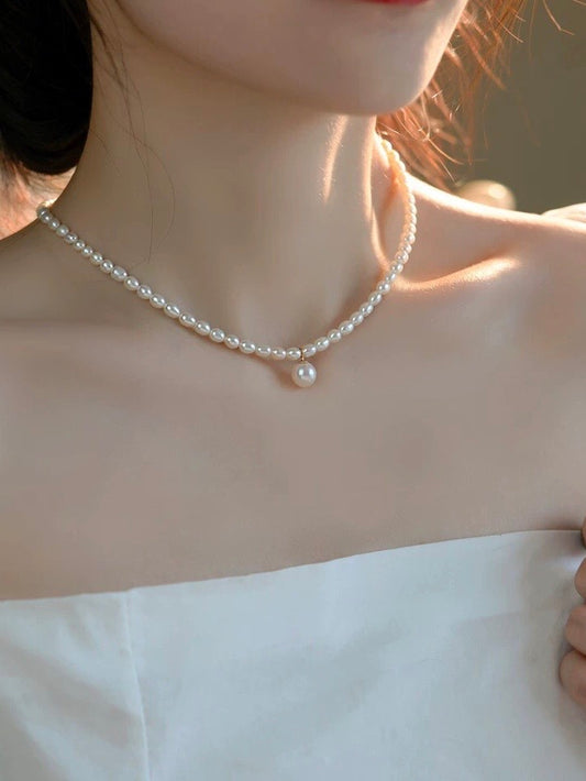 Adrianna Pearl Necklace | 18k Gold Filled