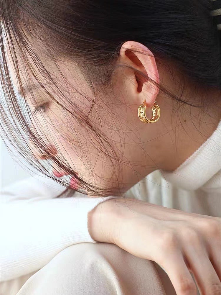 Echo Earrings | 18k Gold Plated