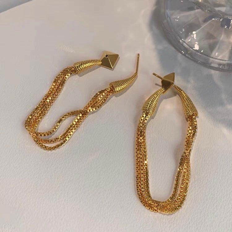 Cinnabar Earrings | 18k Gold Plated