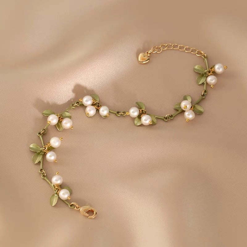 Arna Pearl Bracelet  | 18k Gold Plated
