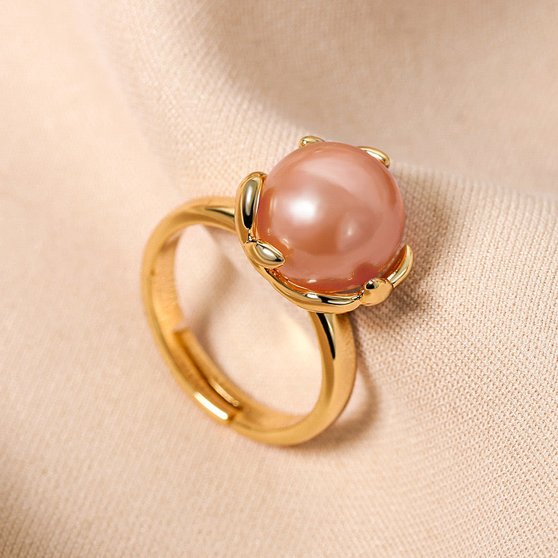 Liesel Pearl Ring | 18k Gold Plated