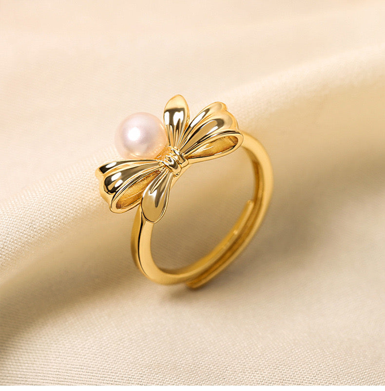 Lacen Pearl Ring | 18k Gold Plated